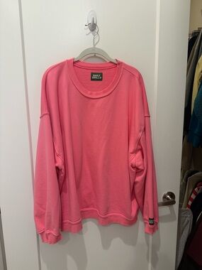 Daily Drills Pink Crewneck Sweatshirt